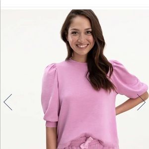 Splendid Mariposa Flounce Pullover XL NWT